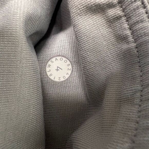 Lululemon Womens 4 Train Times Pants Crop Leggings Grey White Heathered Mesh - Picture 14 of 14